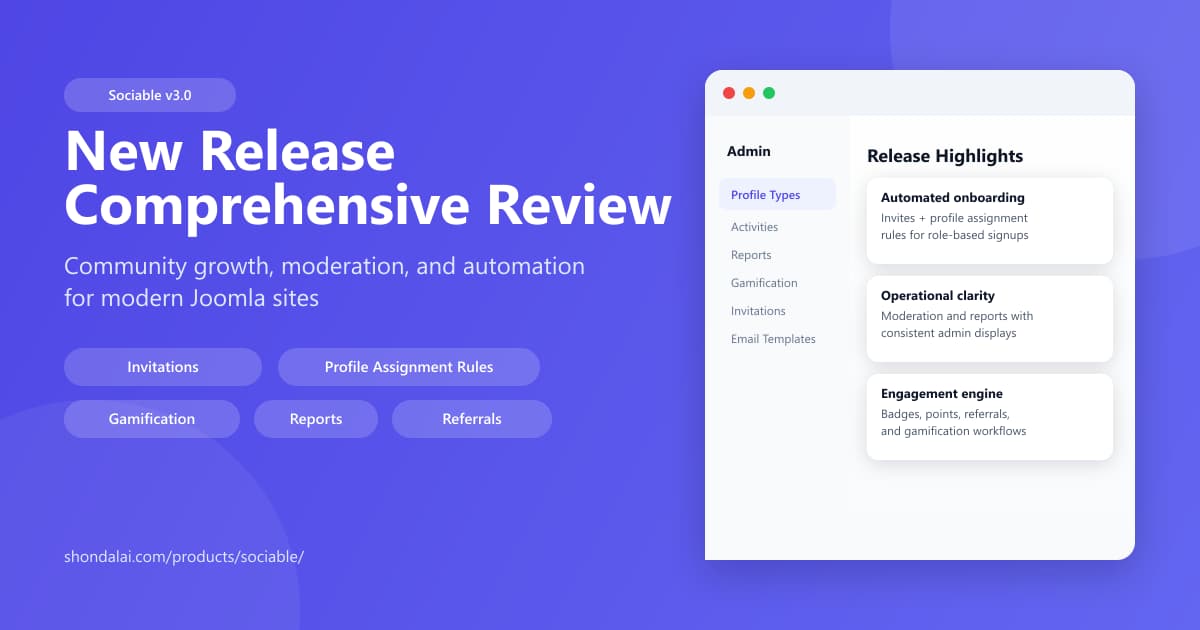 Read more about the article Introducing Sociable v3.0.0: Grow and Manage Your Community with Ease